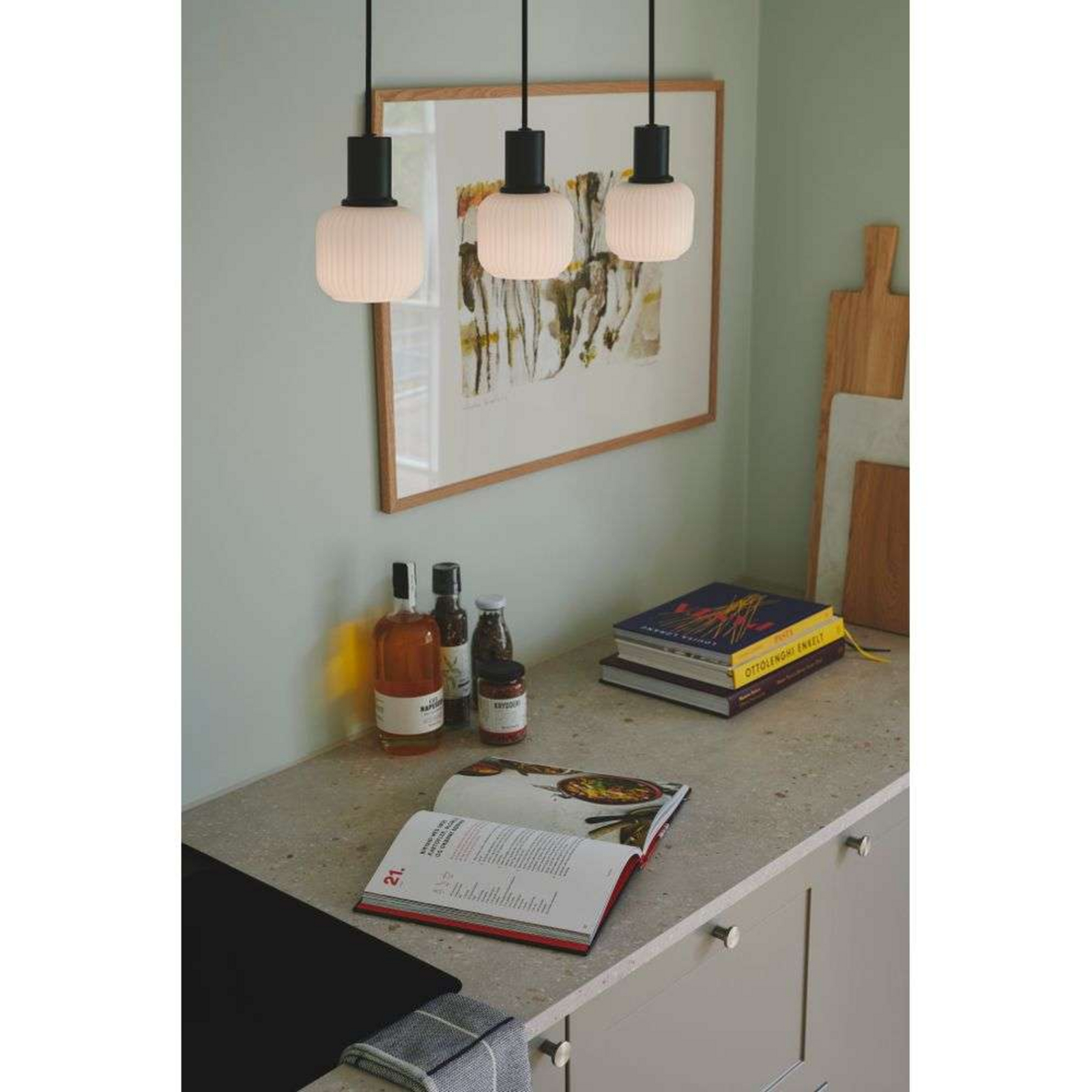 Milford 3 Mini Pendant Rail Black - Nordlux