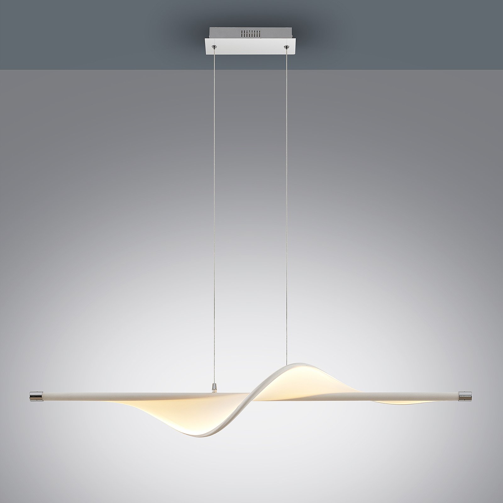 Edano Riippuvalaisin White/Chrome - Lucande