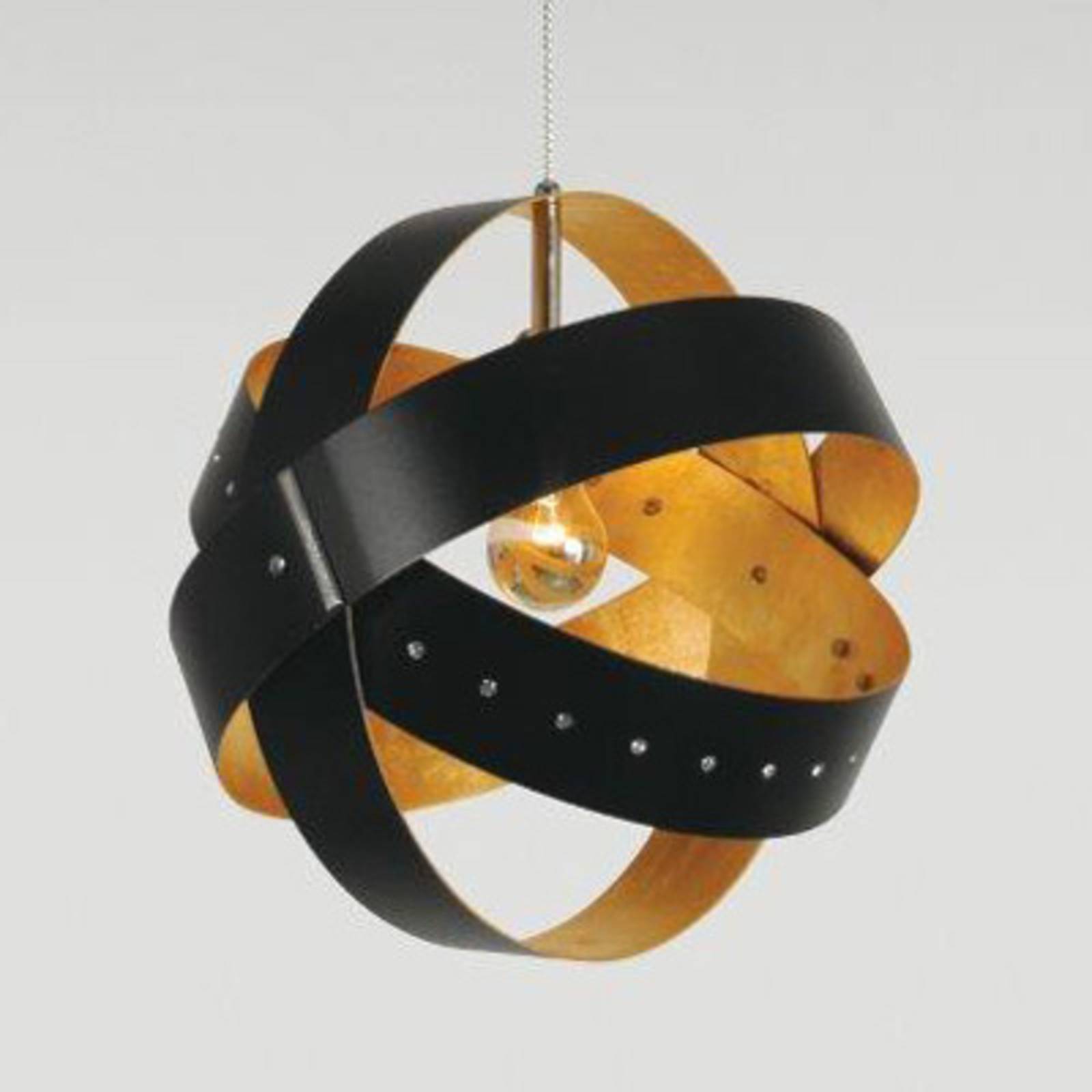 Ecliptika - hanglamp met bladgoud