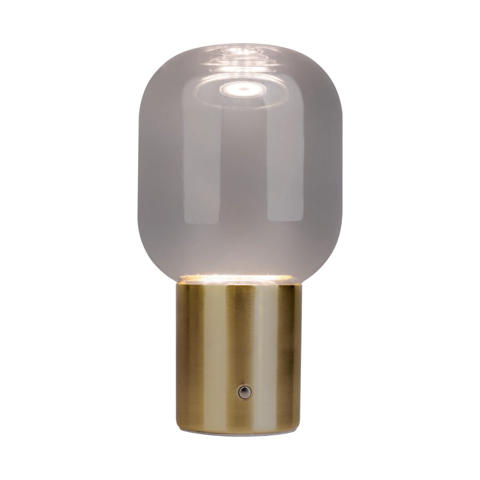 Lampe à poser déco LED Albero batterie, pied doré