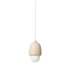 Terho Pendelleuchte Small Natural/White Opal - Mater