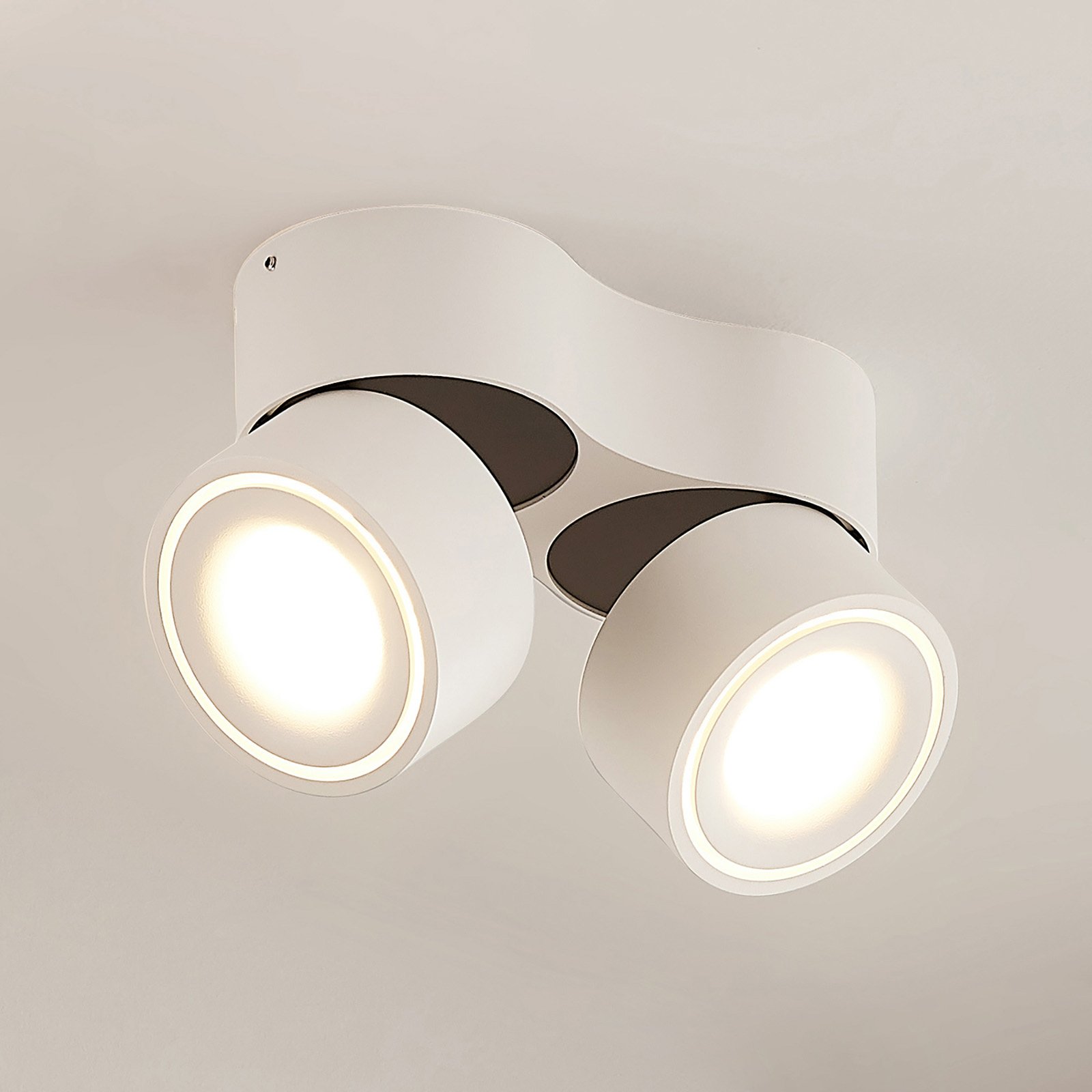 Rotari 2 Påbygningsspot 2x8,9W White - Arcchio