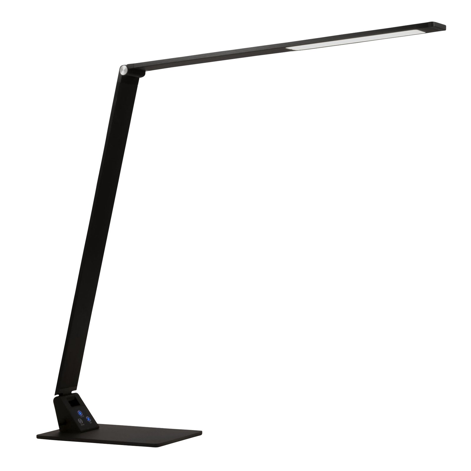 LED stolní lampa Wasp s dotykovým stmívačem, černá