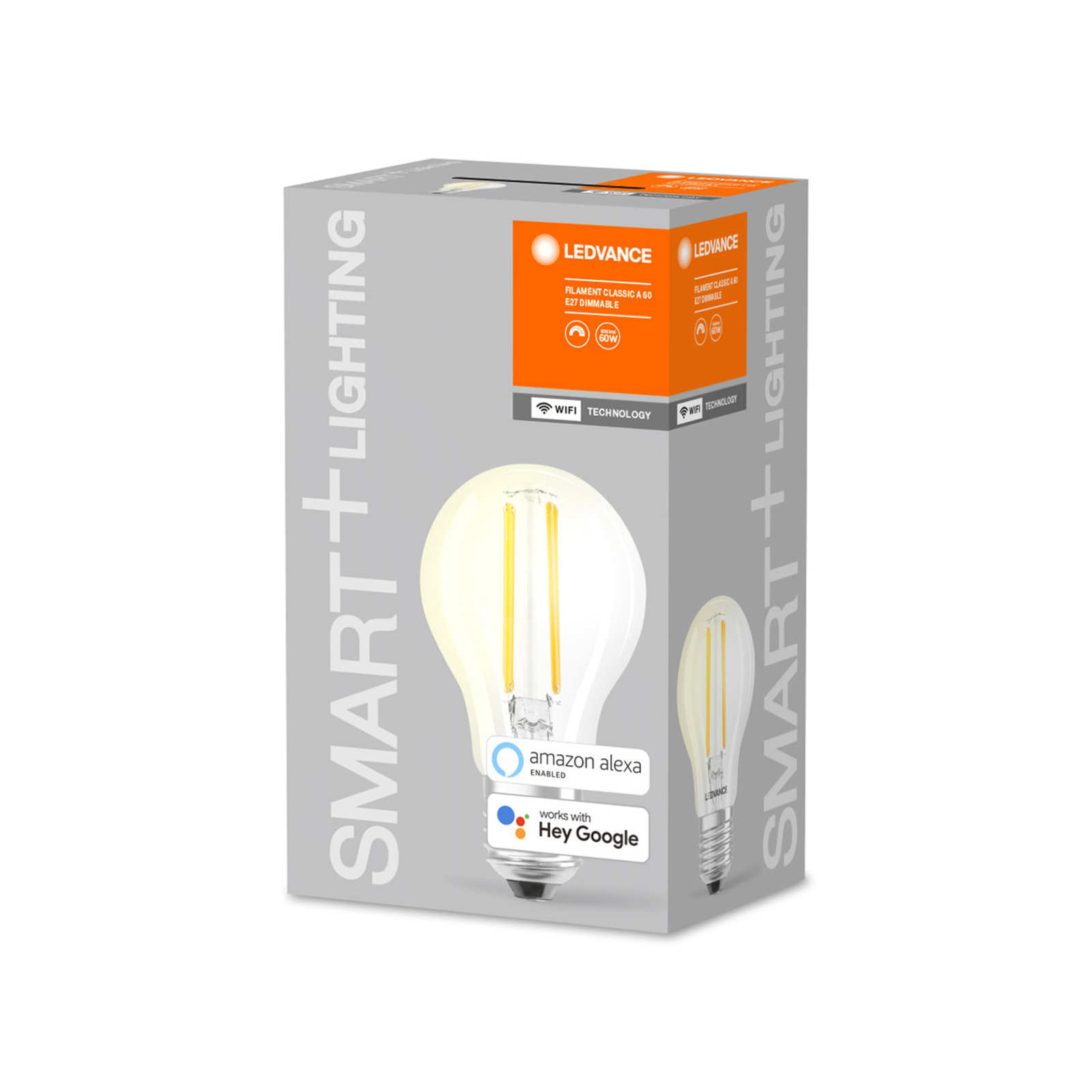 LEDVANCE SMART+ WiFi filament E27 5.5W 827 Classic