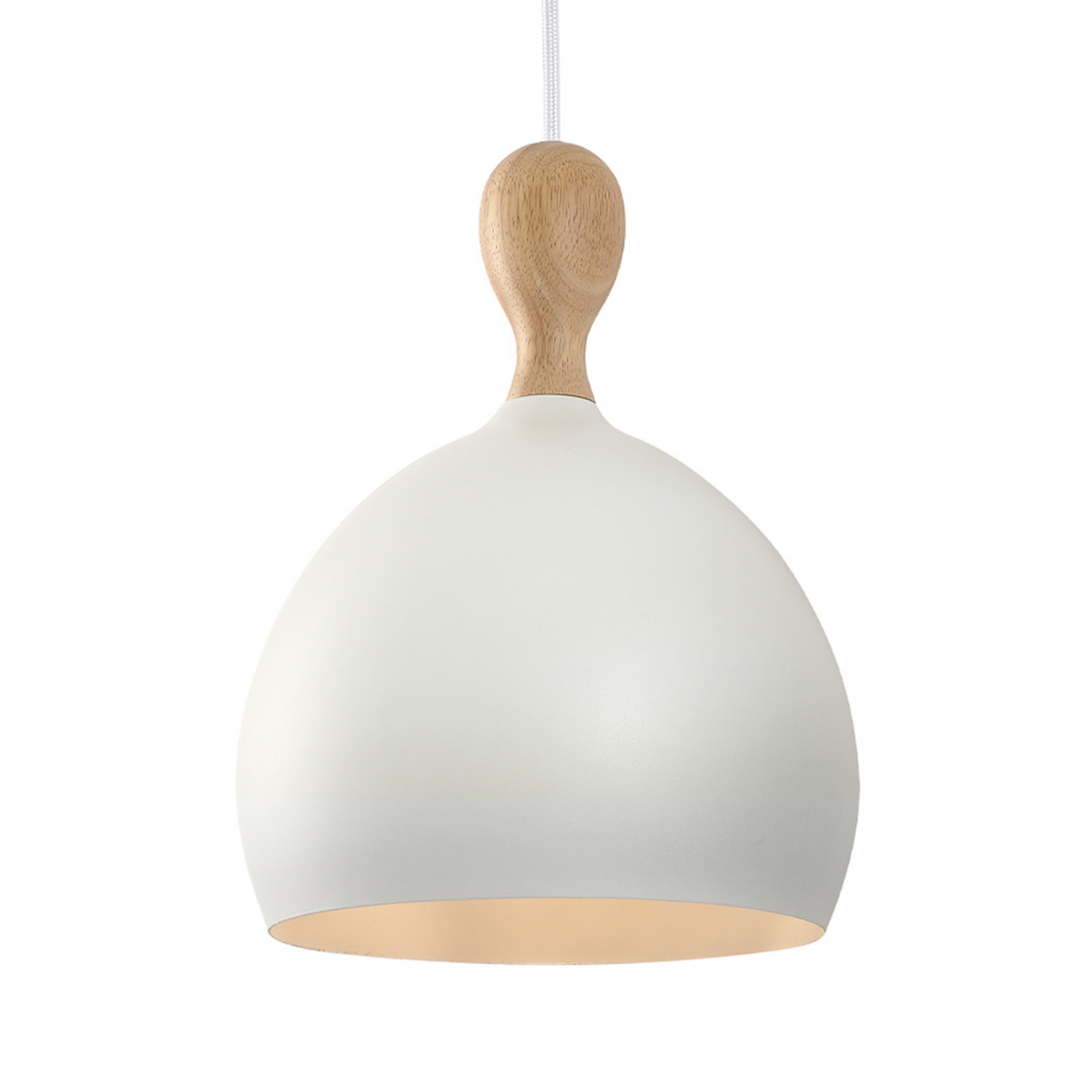 Suspension Dueodde, blanche, Ø 18 cm, métal, E27 - Halo Design