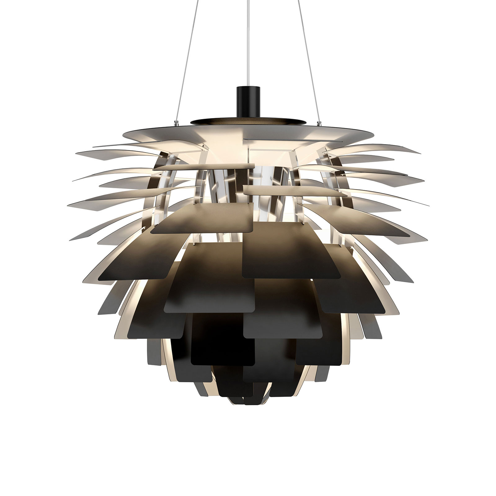 Louis Poulsen PH Artichoke hanging light black E27