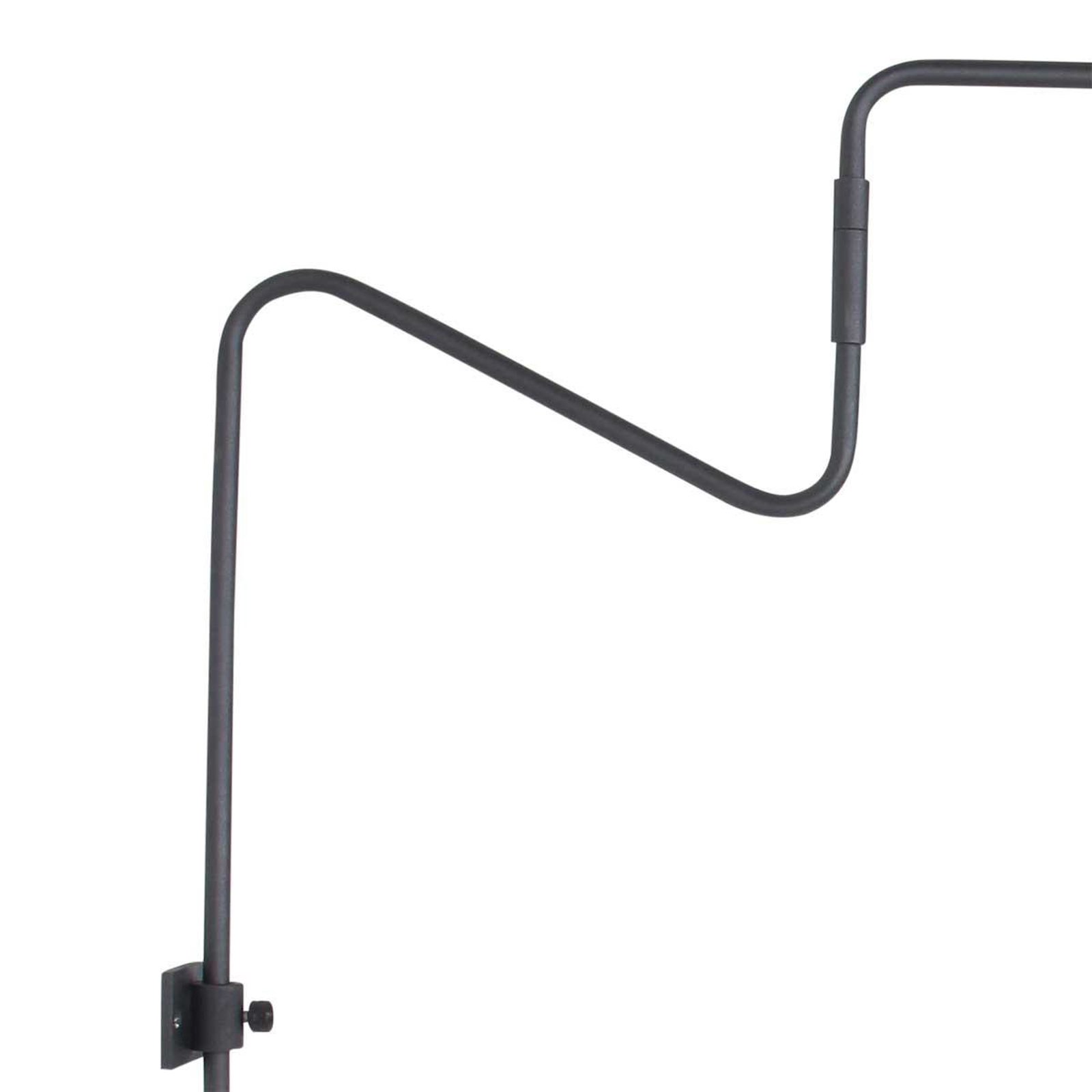 Linstrom vegglampe, metall, gress, svart, beige