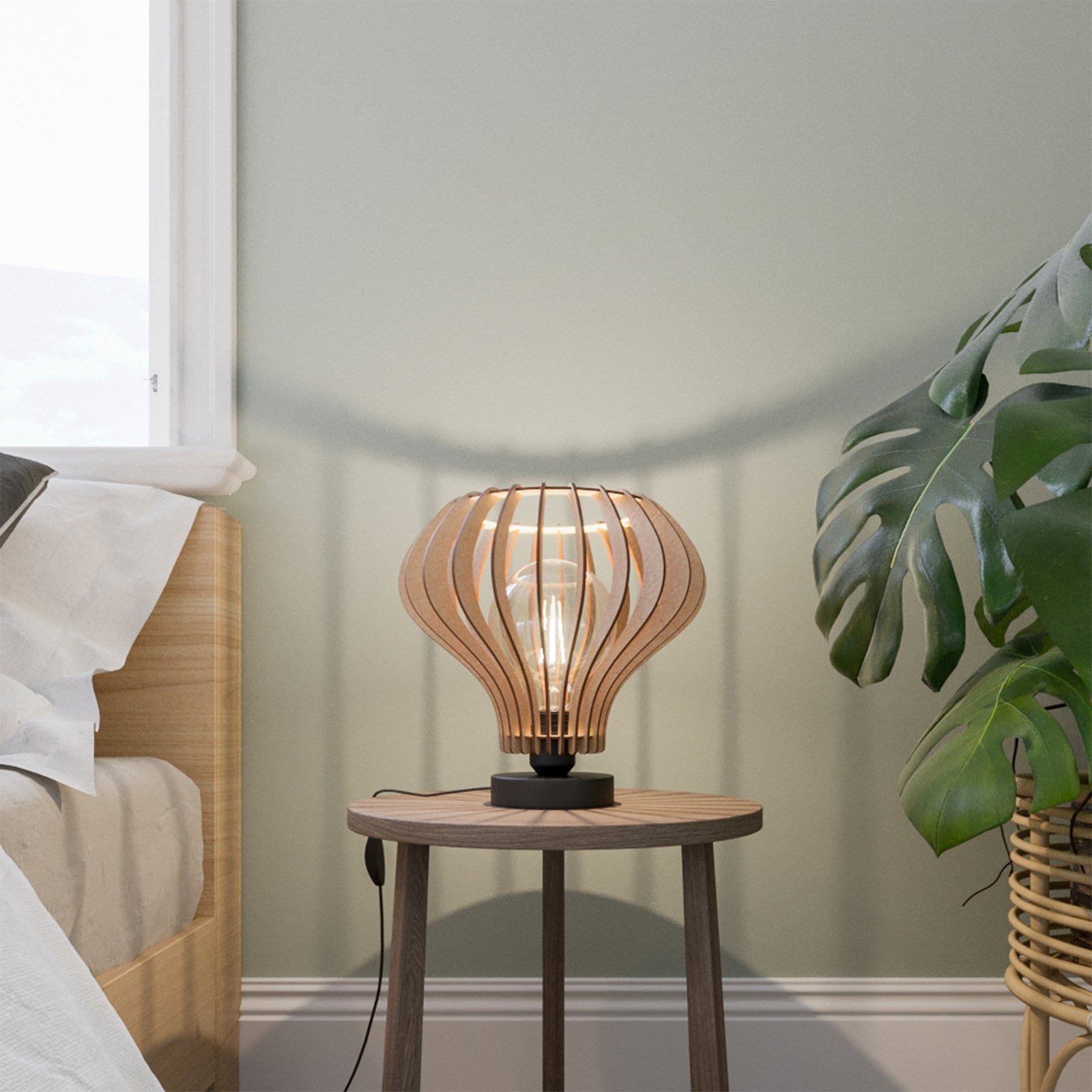 Envostar Faje table lamp made of birch plywood