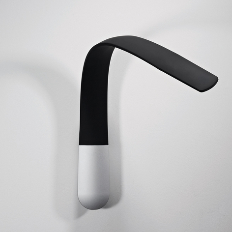 Flexible LED-Wandleuchte Hatha Wall, schwarz
