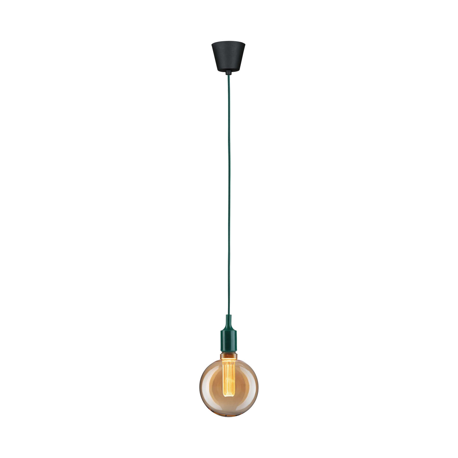 Paulmann Neordic Ketil hængelampe, grøn/sort
