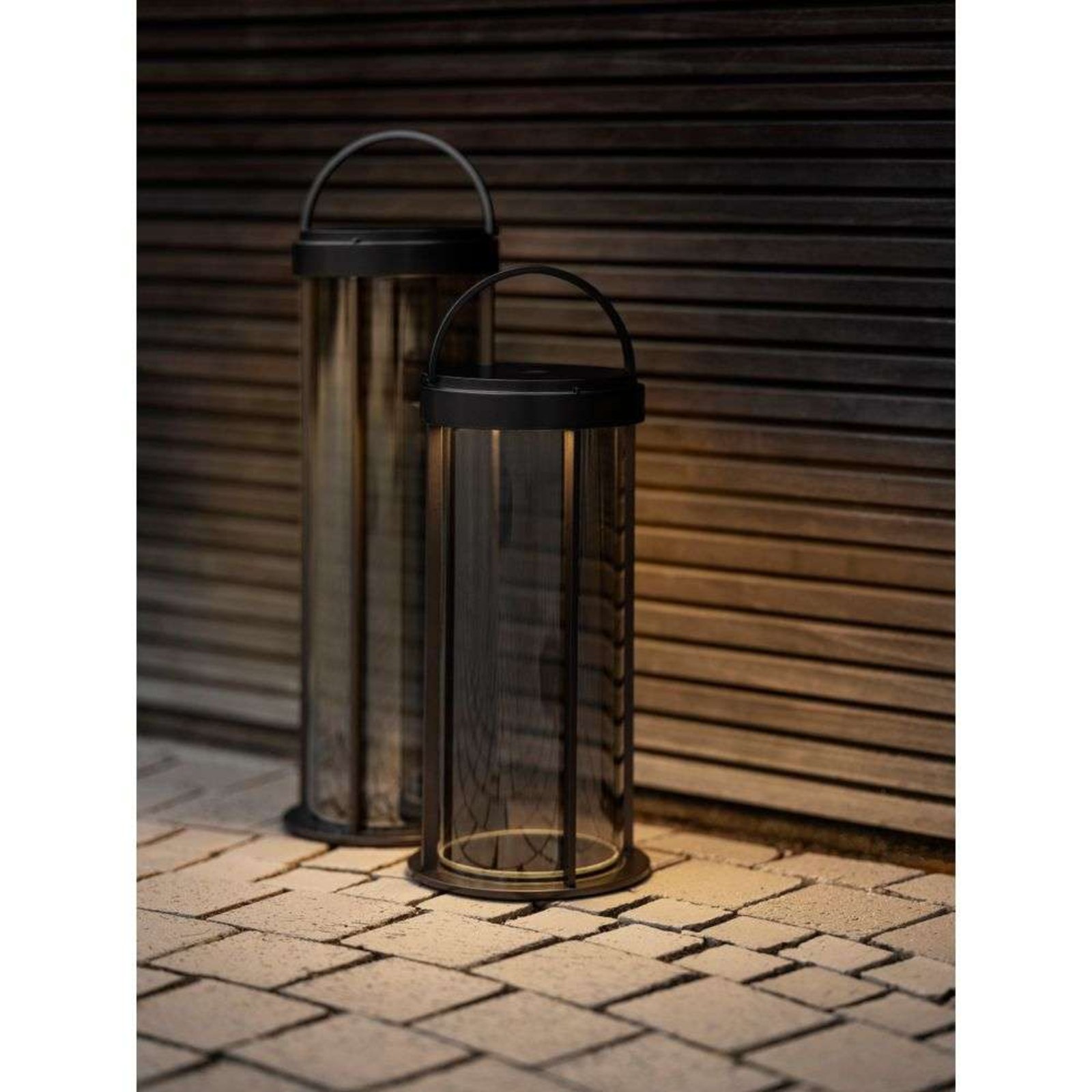 Mituro LED Mobile Lantern M Gunmetal/Metallic - Blomus