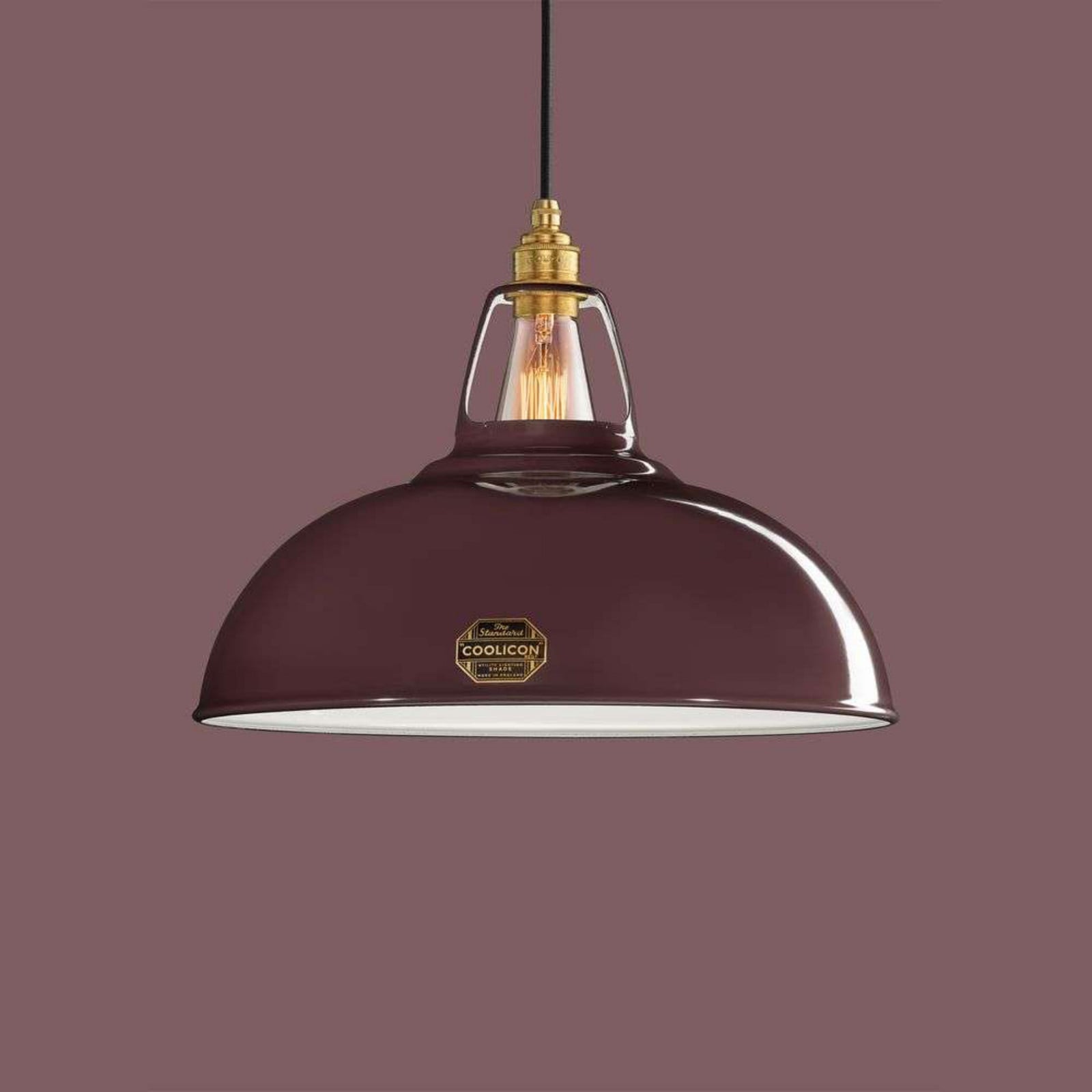 Stor pendellampe i design fra 1933 Metropolitan Coolicon - Stue - Metal