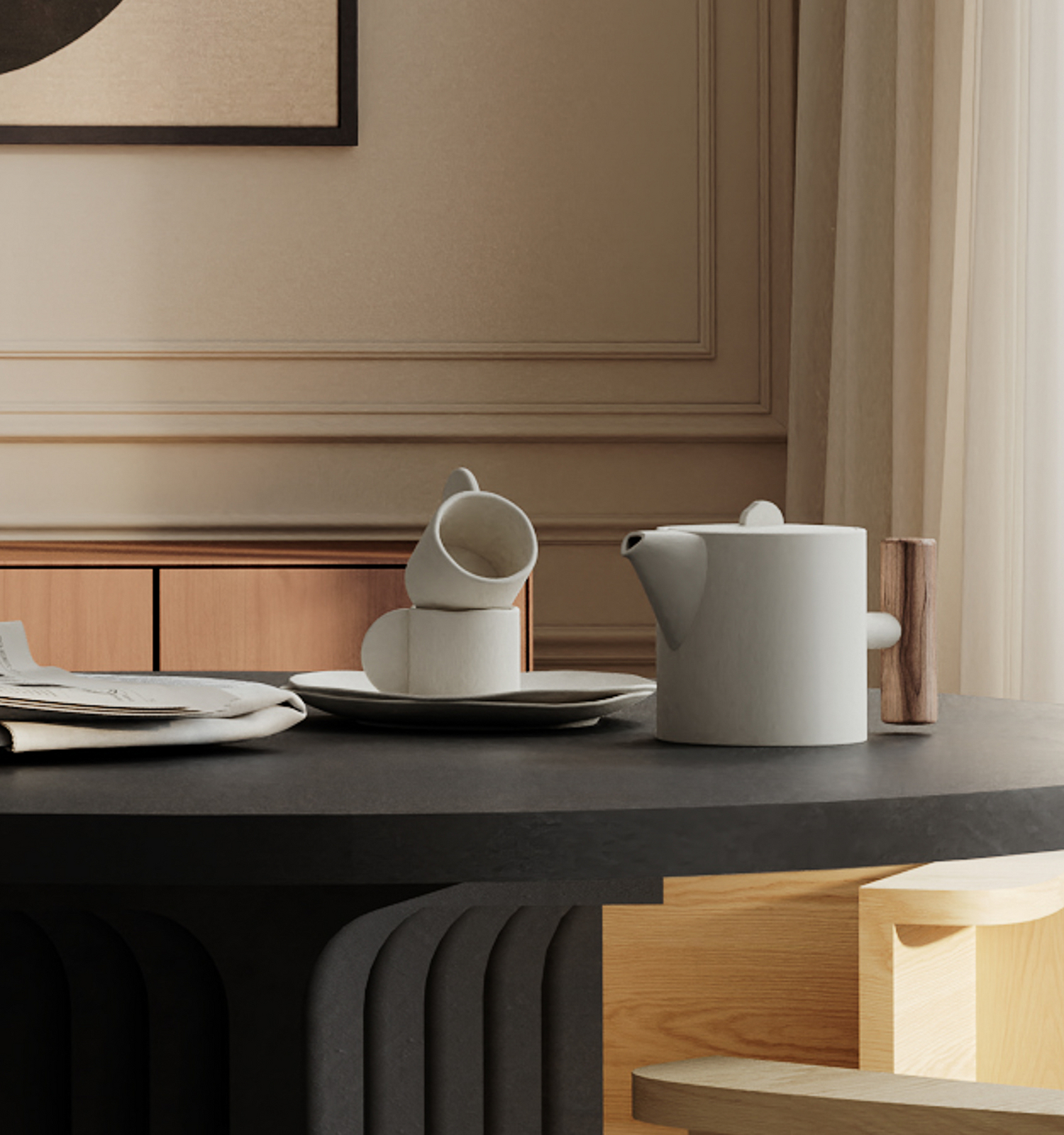 Kubek Native, 8 cm, zestaw 2 szt., biały – 101 Copenhagen