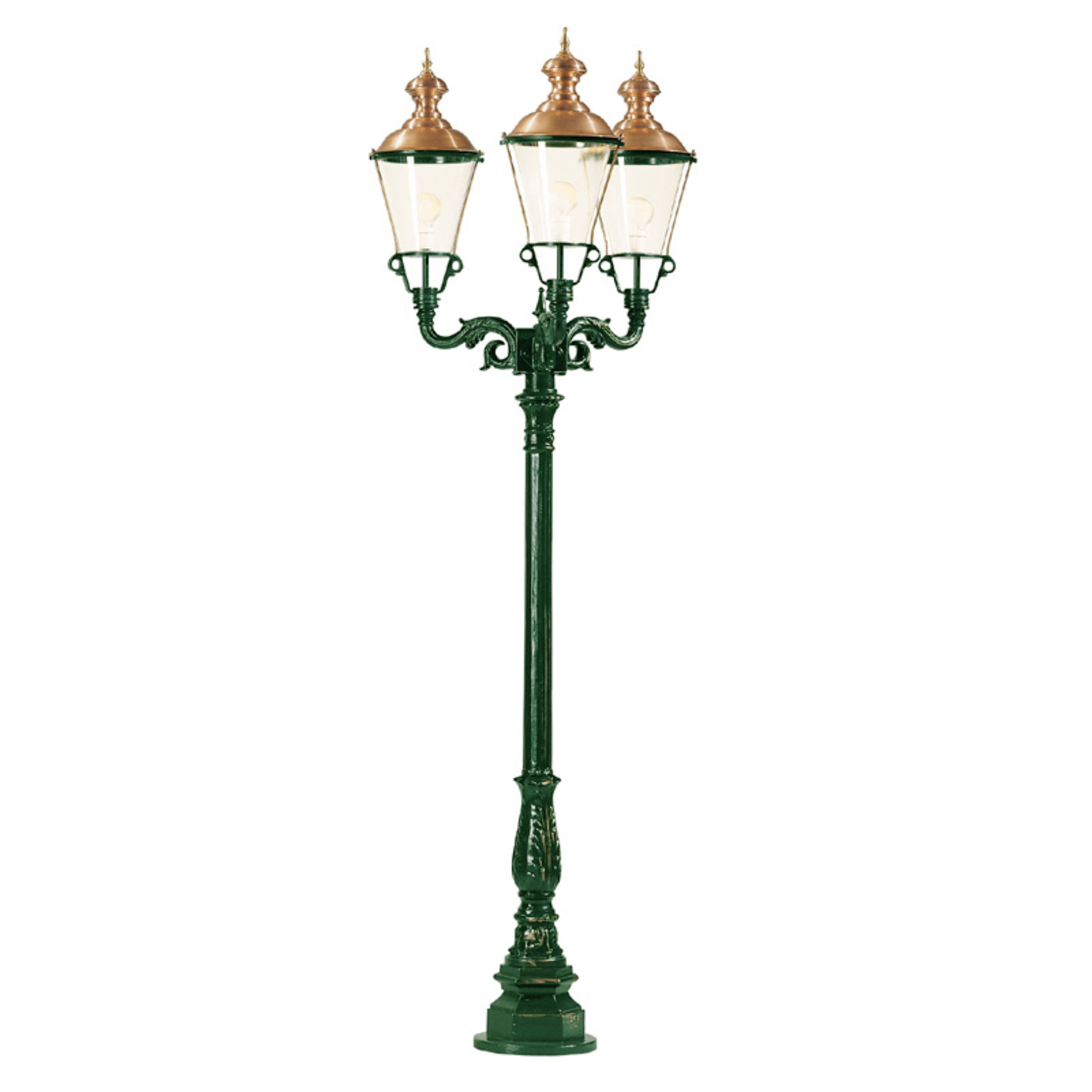 Three-bulb lamp post Parijs