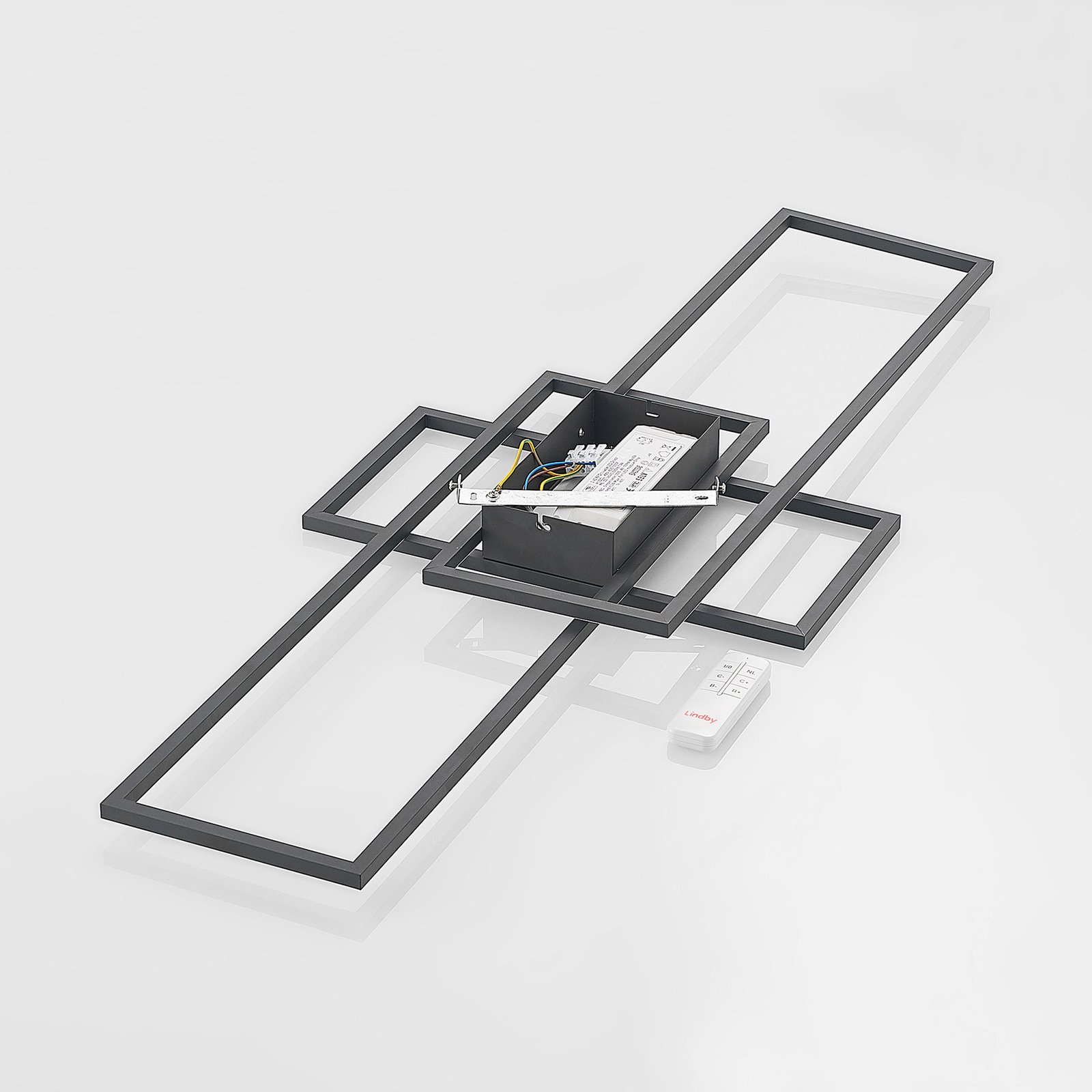 Caitlin LED Taklampe Anthracite - Lindby