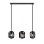 Canyana 3 Pendant Black - Lindby