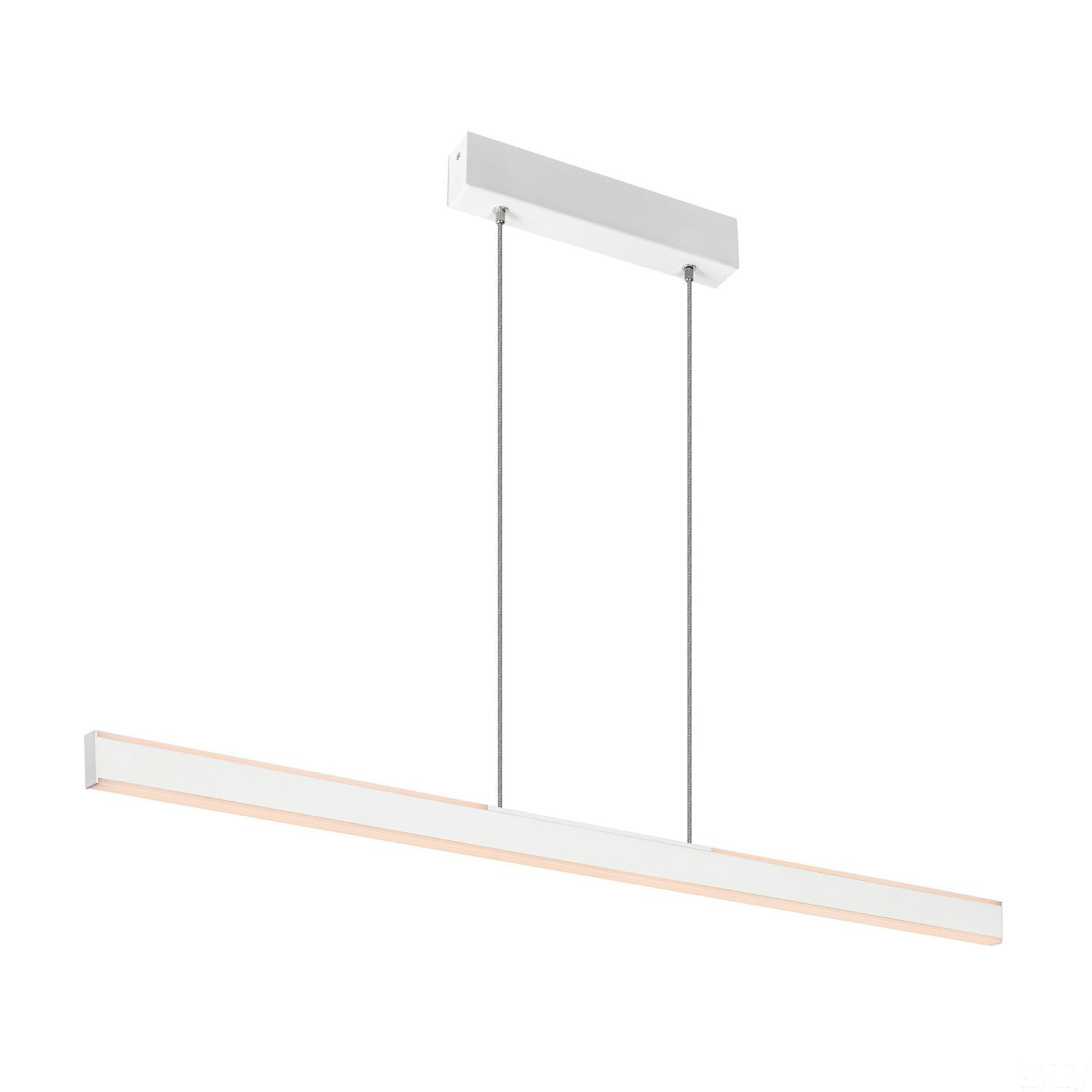 Luminária suspensa SLV One Linear LED, 104 cm, branco