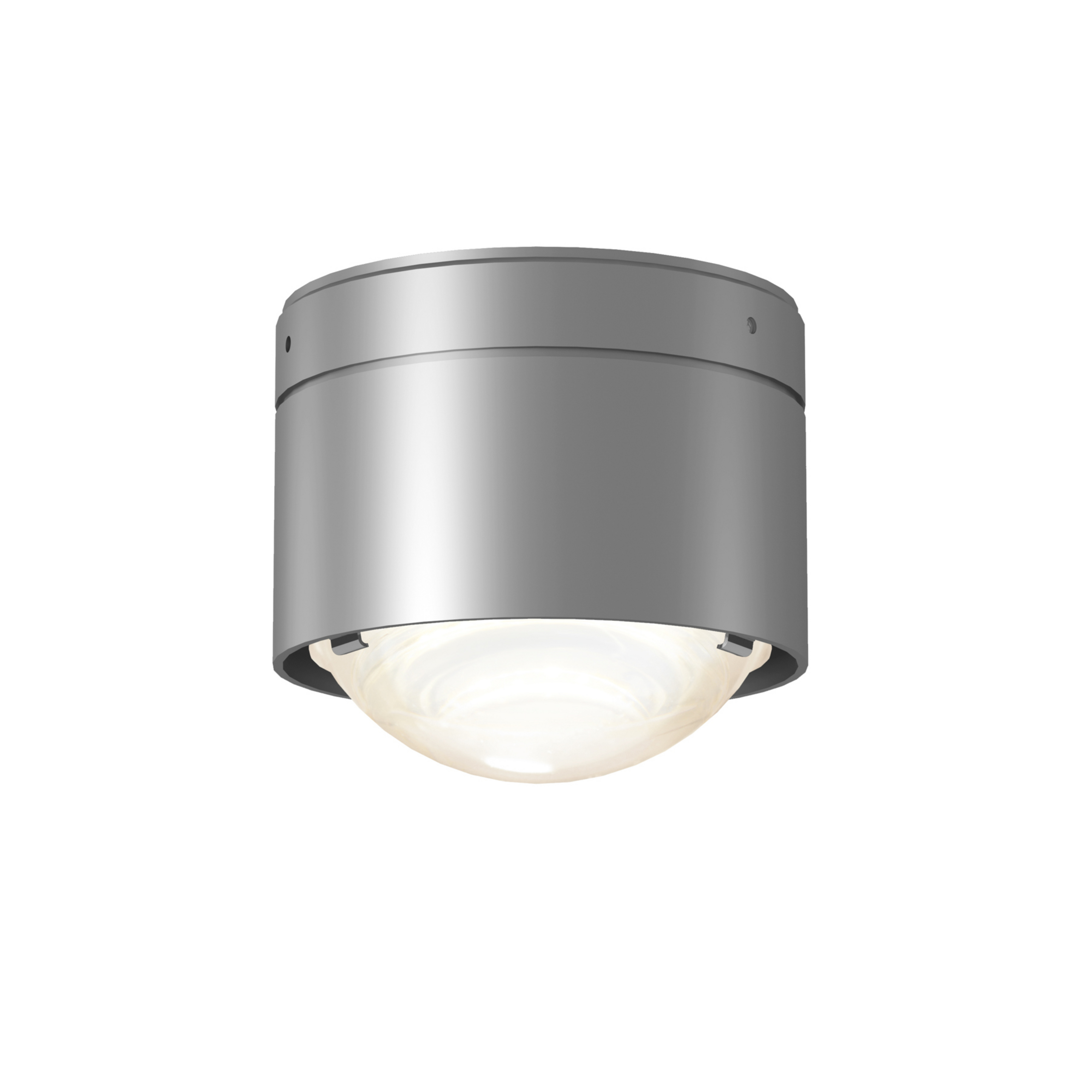 Puk! 80 One foco techo LED lente mate, cromo mate