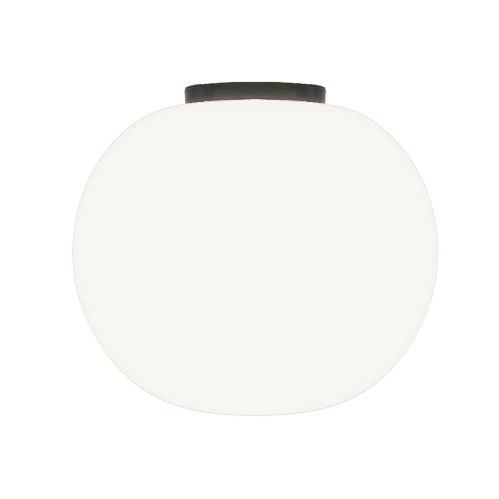 Casablanca Deckenlampe Acai, weiß/schwarz, Glas, 21 cm, E27