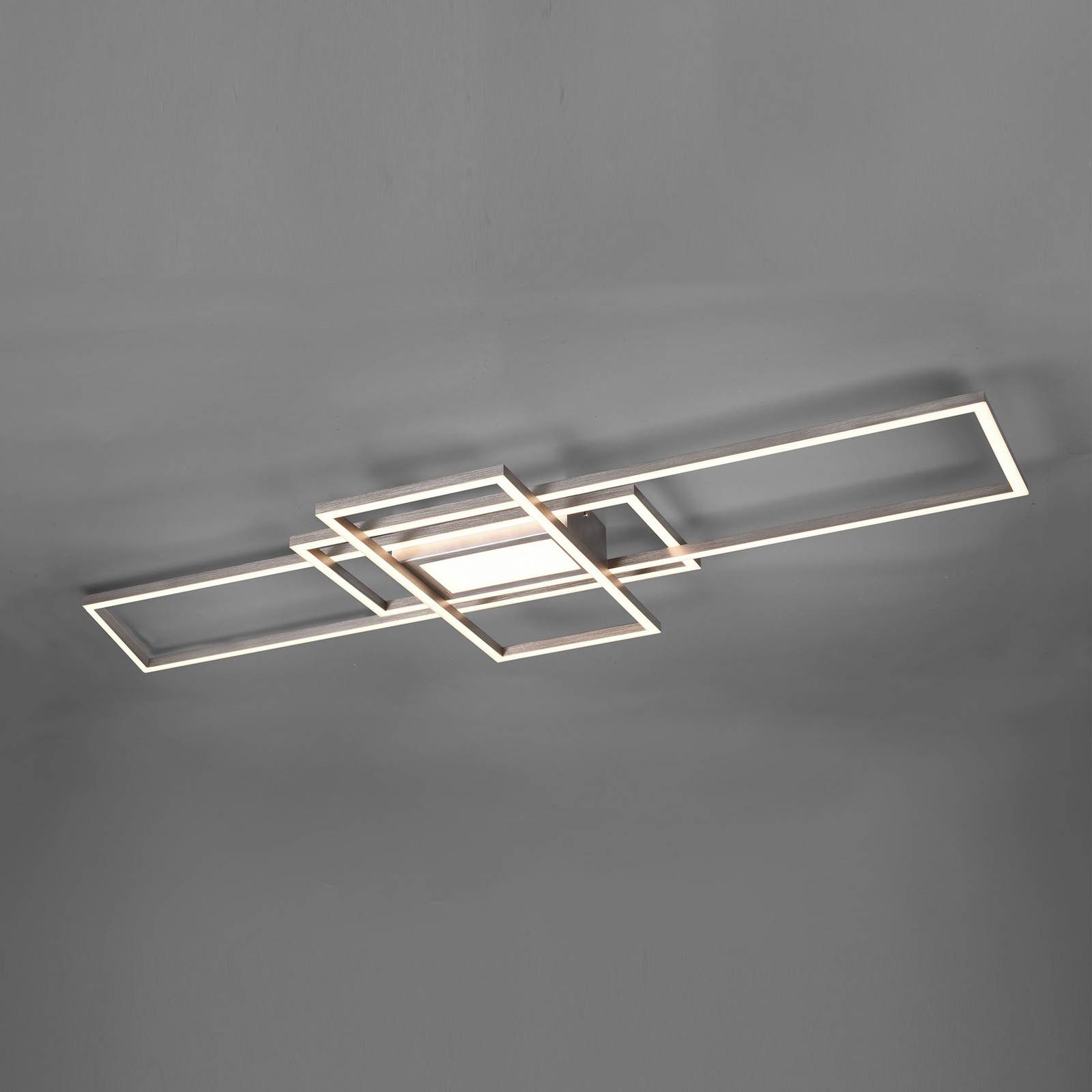 Lampa sufitowa LED Irvine 3 000-6 500 K, nikiel