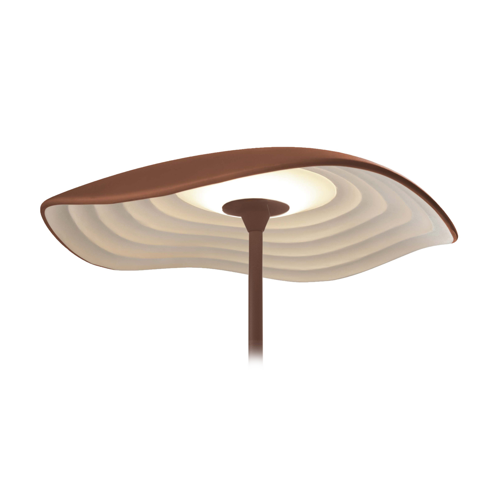 Bover Lampe de table LED Valentina M/29, terracotta/blanc