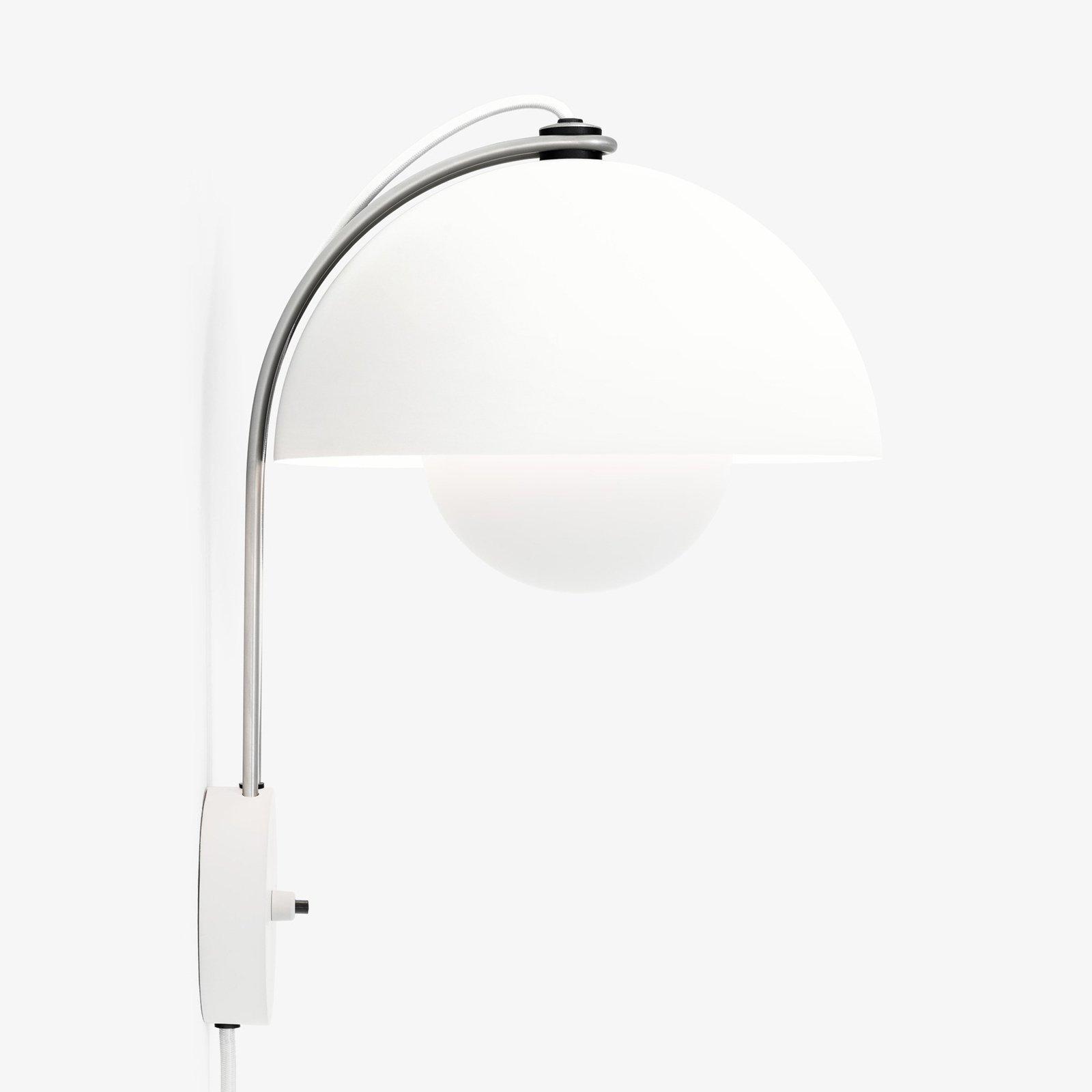 Flowerpot VP8 Wandleuchte Matt White - &Tradition