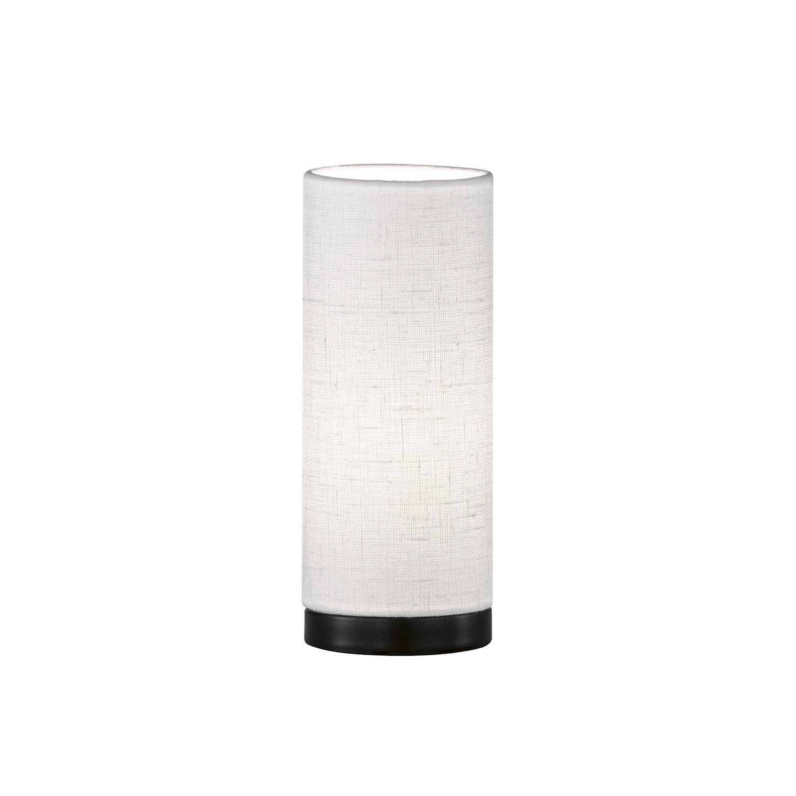 E-shop Stolová lampa Thor, výška 25 cm, biela/čierna
