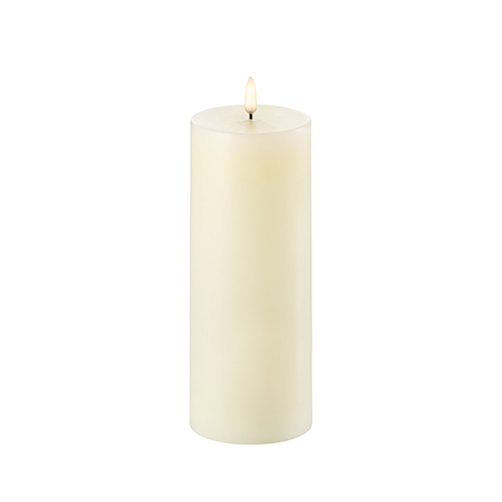 Pillar candle LED Ivory 7,8 x 20 cm - Uyuni Lighting