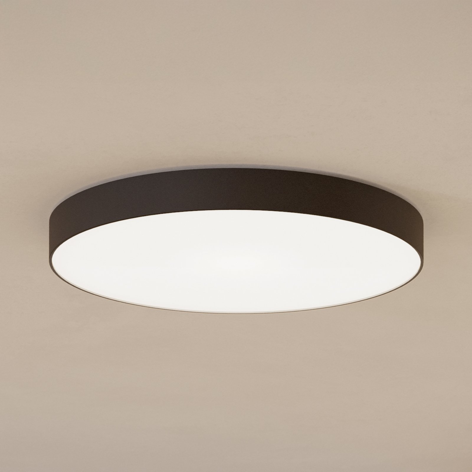 EGLO connect Smart-LED-Deckenlampe Gallizzi-Z, schwarz,Ø69cm