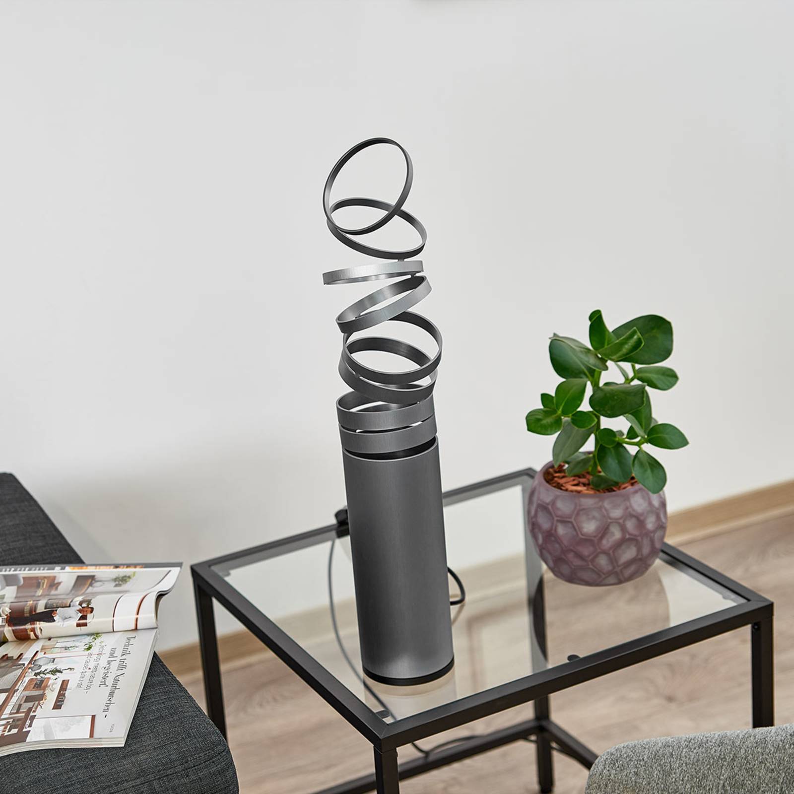Fantazyjna designerska lampa stołowa Decomposé