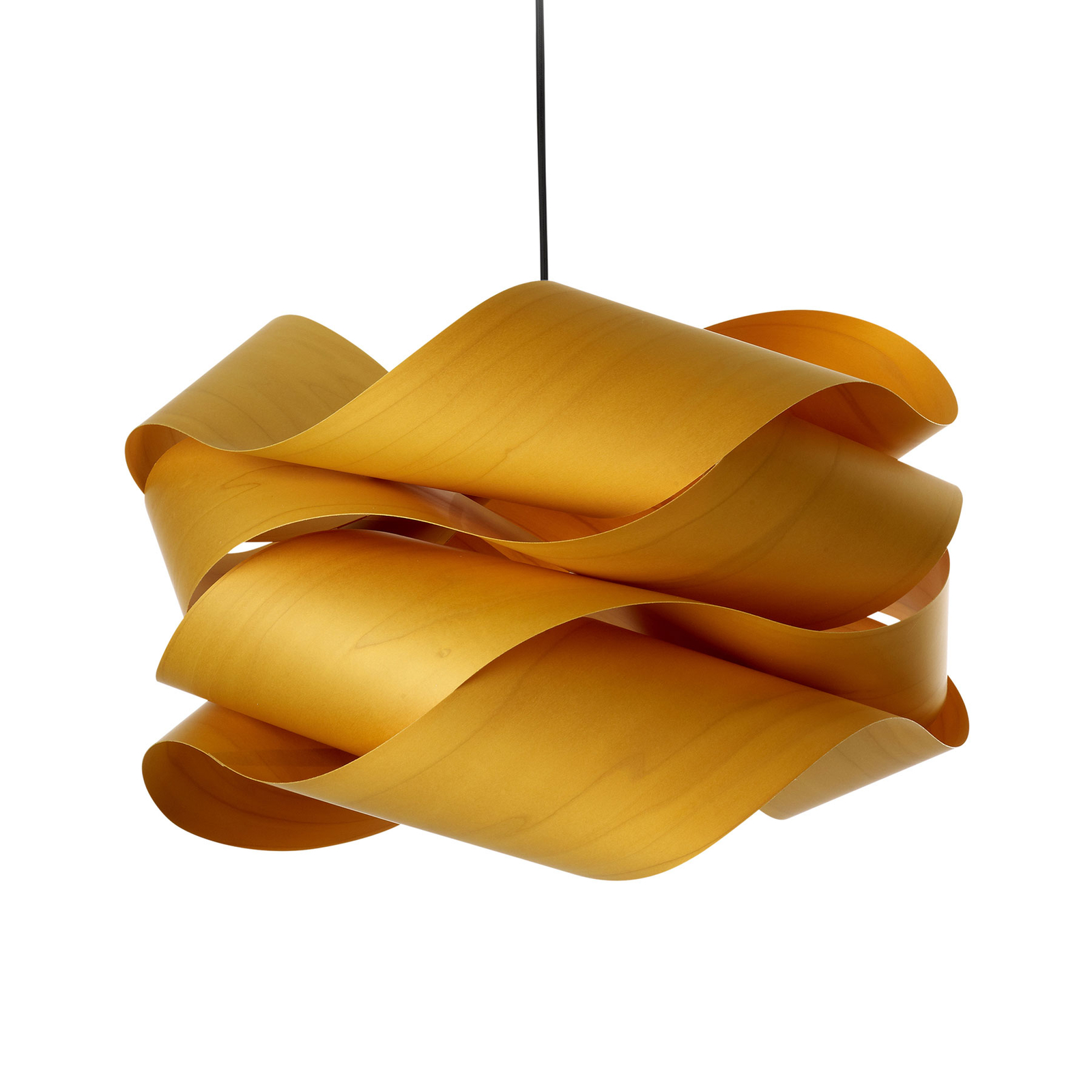 LZF Link Pendel aus Holzfurnier, Kabel schwarz