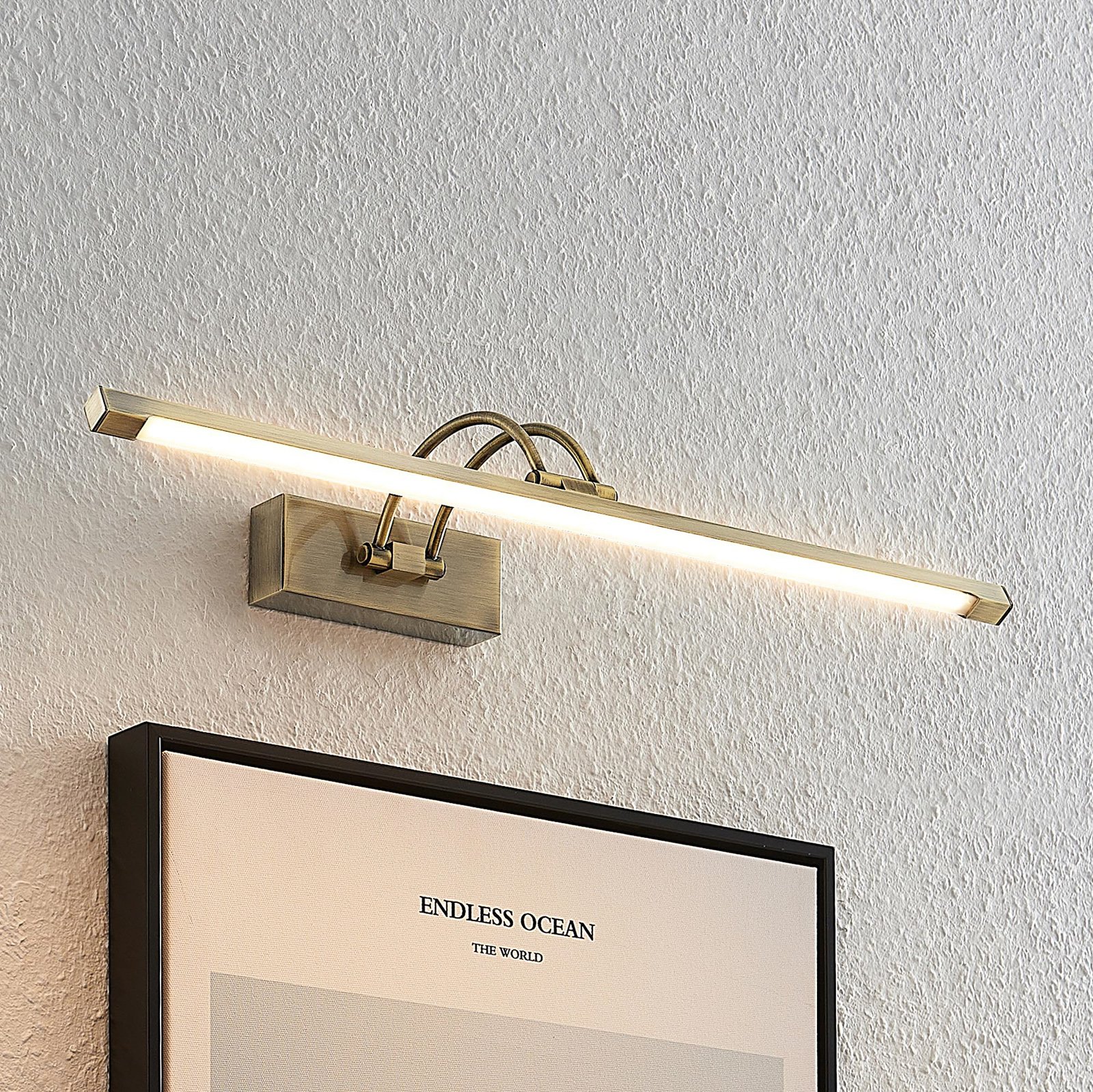 Felena LED Wandleuchte Antique Brass - Lucande