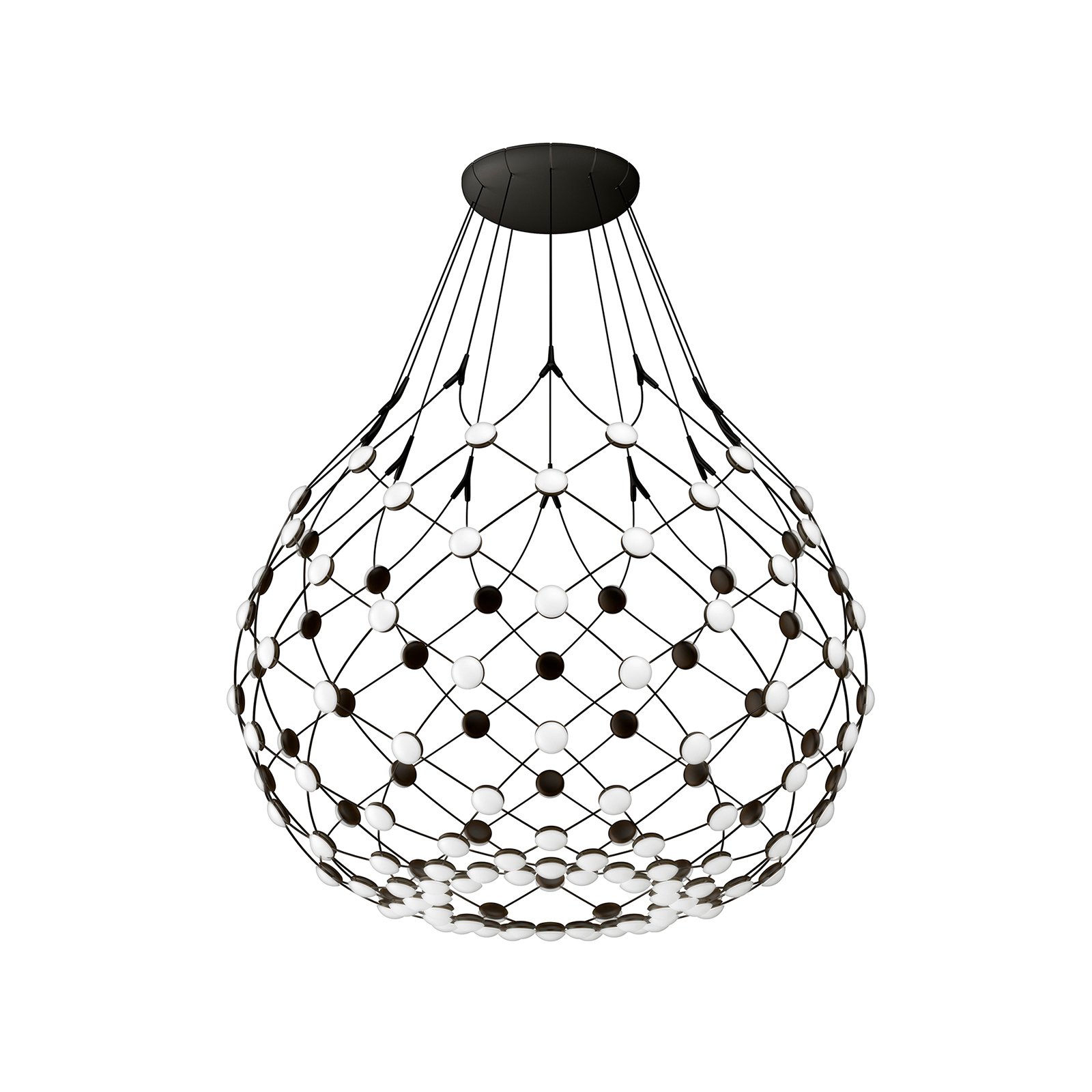 Luceplan Mesh draadloze hanglamp Ø 80cm