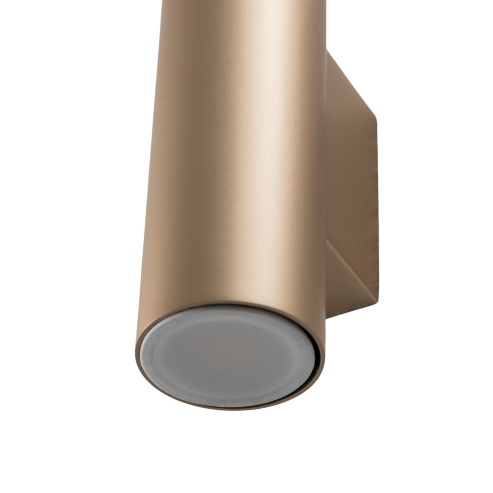 Marion Plus wall light, gold, GU10, steel, height 18 cm