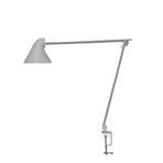 NJP Lampă de Masă cu Clamp 2700K Light Grey - Louis Poulsen