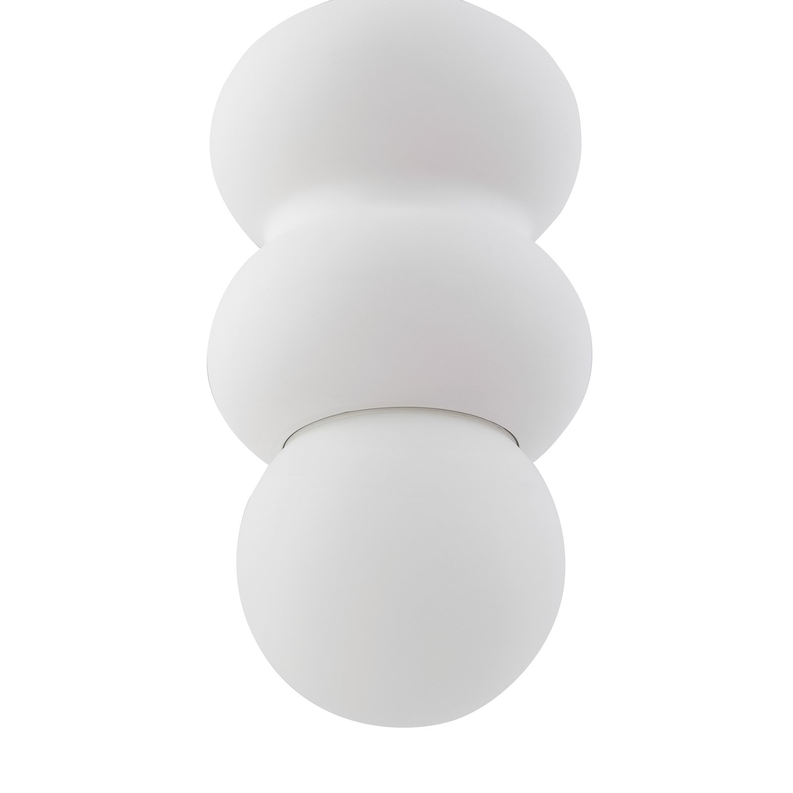 Lindby pendant light Nielson, Ø 12 cm, white, plaster