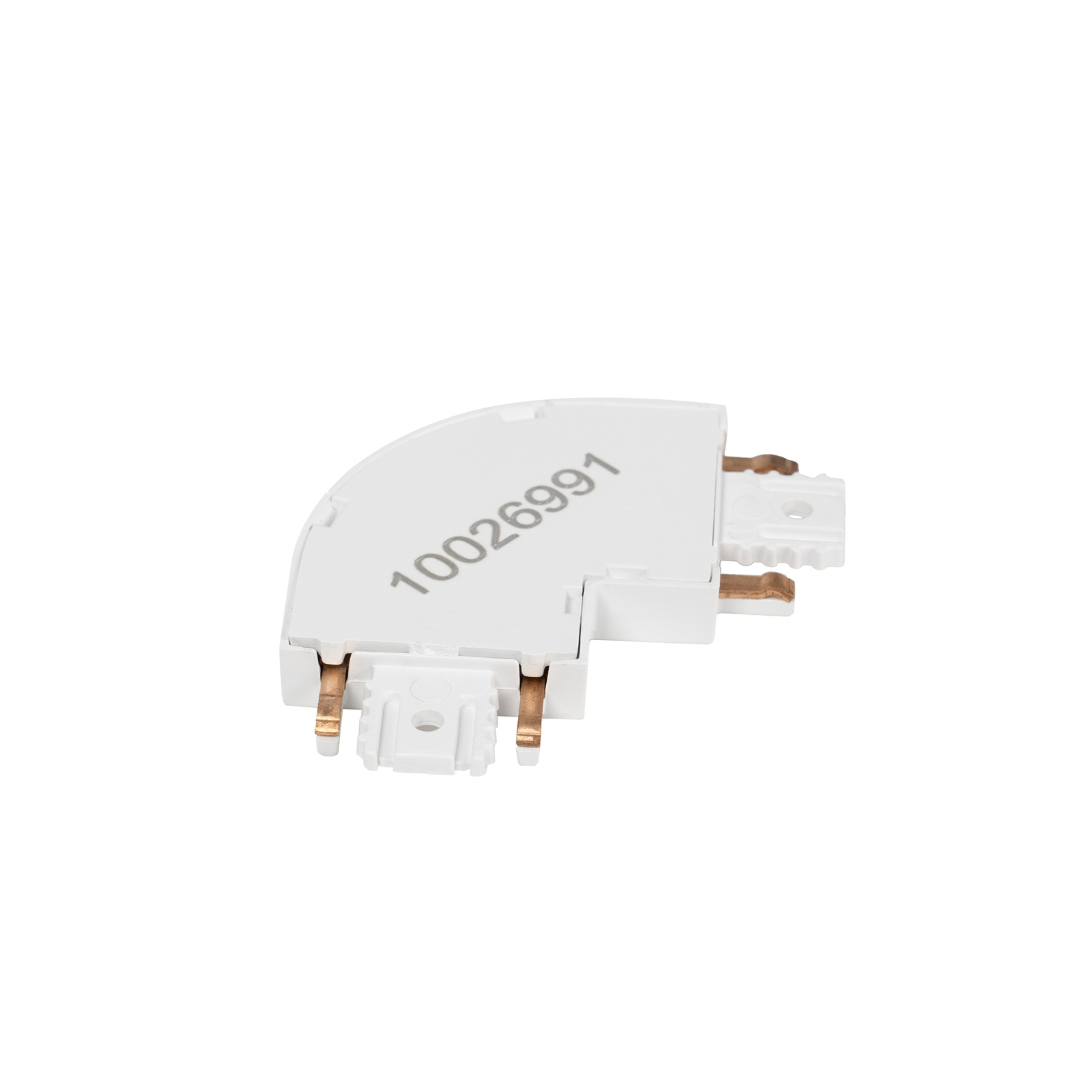 Lindby connecteur en L Lumaro, blanc, 90°, arrondi, set de 2 pièces