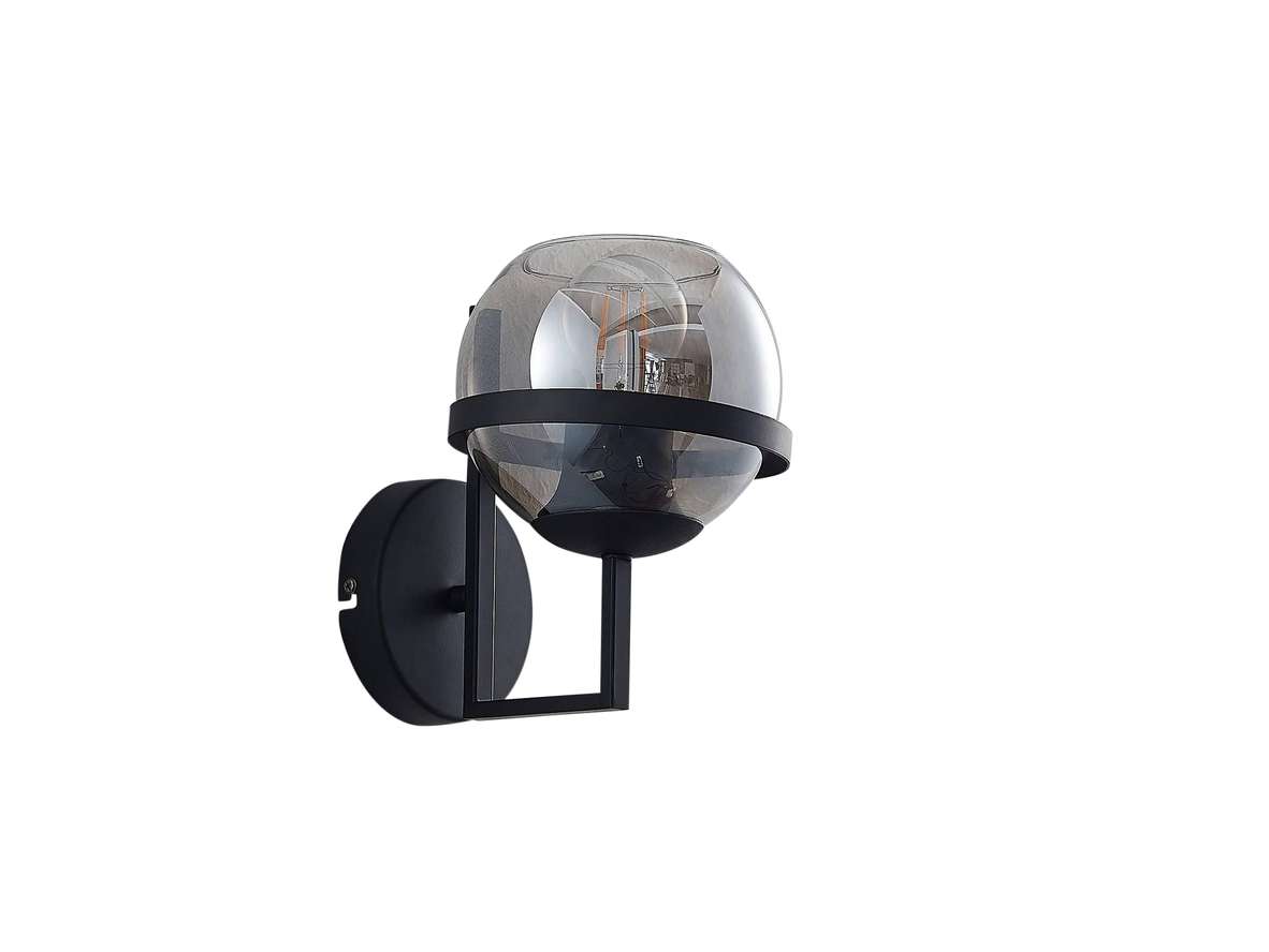 Marinka Vägglampa Amber/Black - Lindby