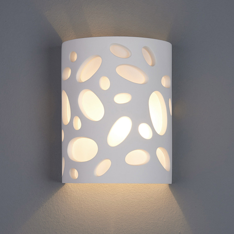 Kreativ Hanni vegglampe i gips