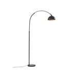 Tonka Floor Lamp Black/Gold - Lindby