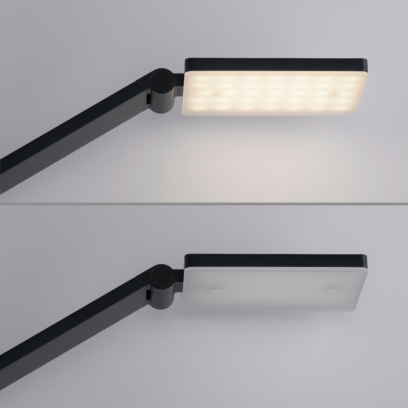 LED toršeras „SAMSKY“, pilkos spalvos, aukštis 161 cm, metalinis, jutiklinis