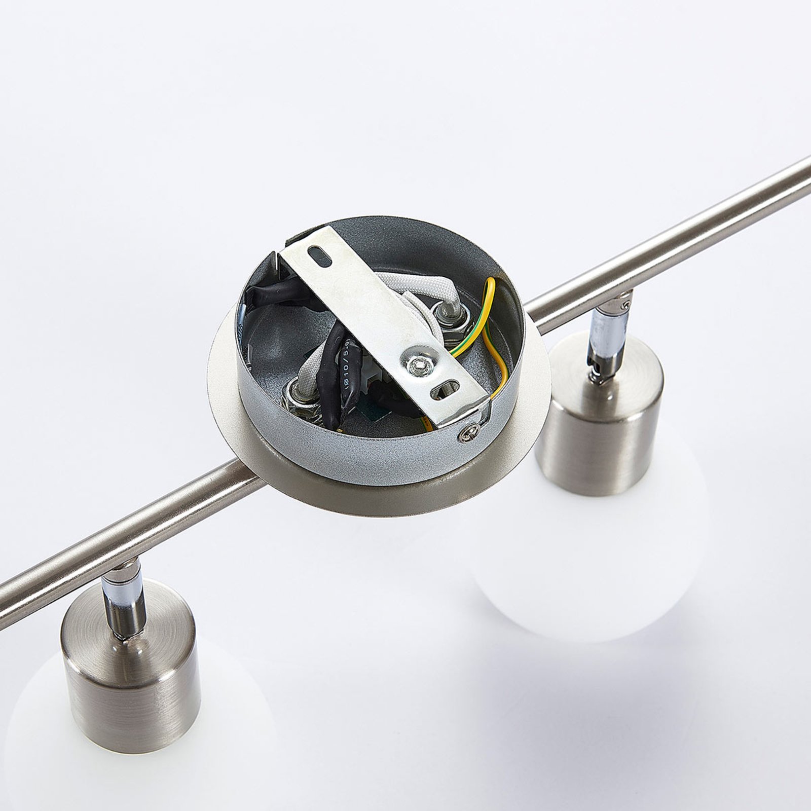 Elaina 4 Plafondlamp Nickel - Lindby