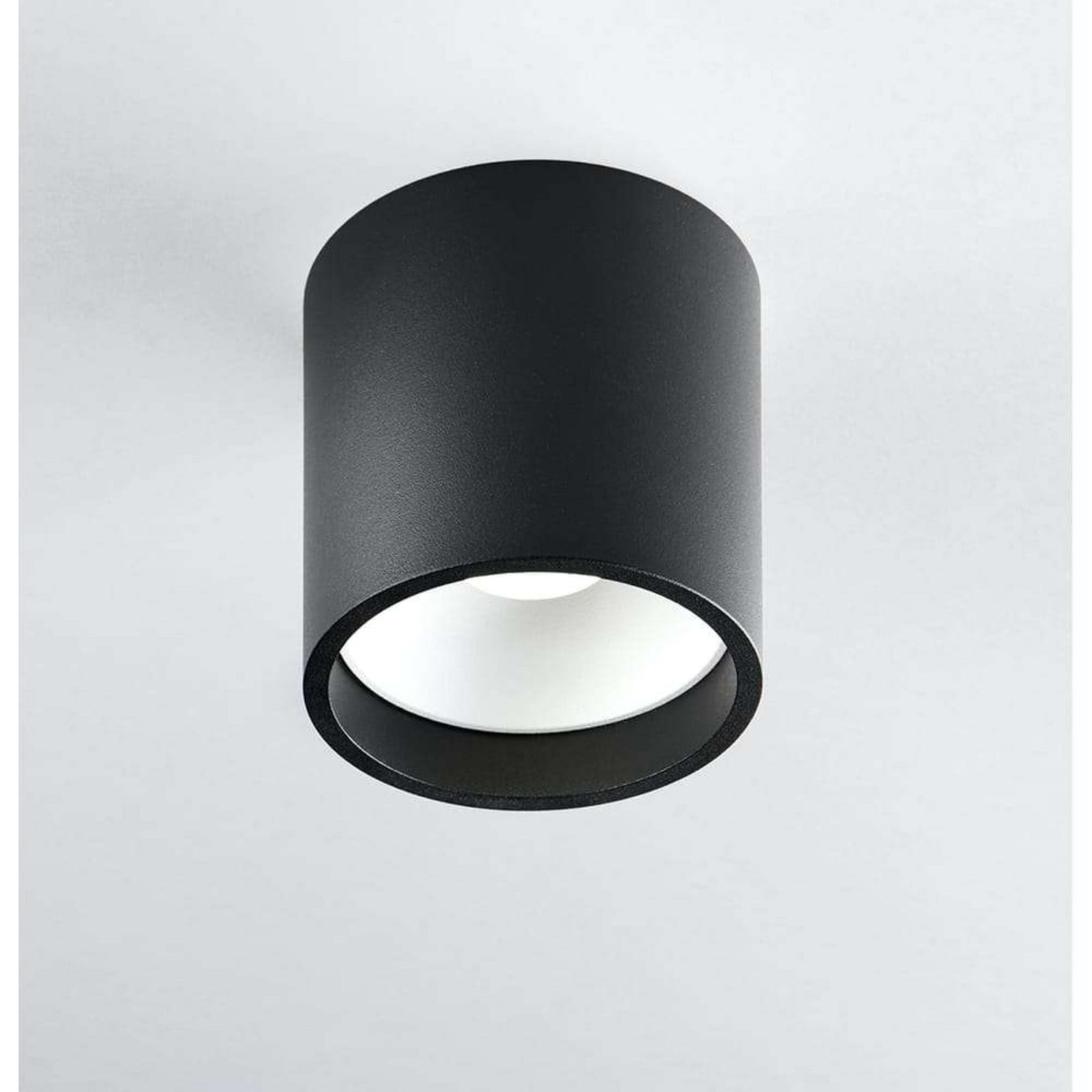 Solo 2 Round Deckenlampe, schwarz/weiß, dim. LIGHT-POINT - Küche - Aluminium