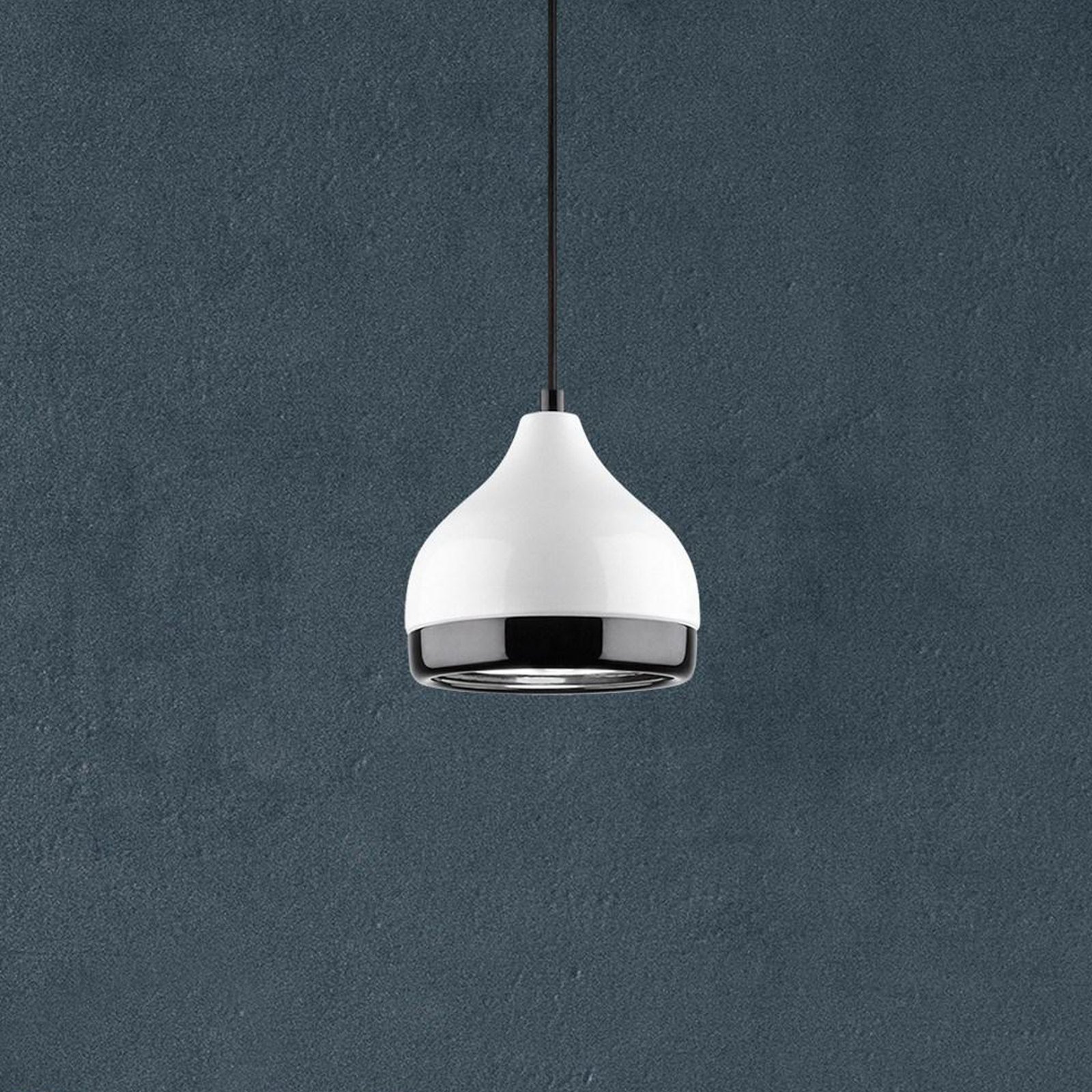 Yildo 6868 hänglampa, vit/svart, metall, 1 lampa