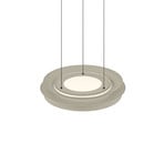 LED pendant light Lys, sand colour, Ø 45cm, CCT, remote control