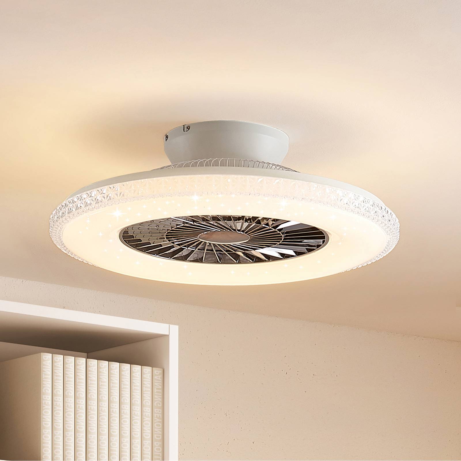 Levně Starluna Ordanio LED stropní ventilátor se světlem