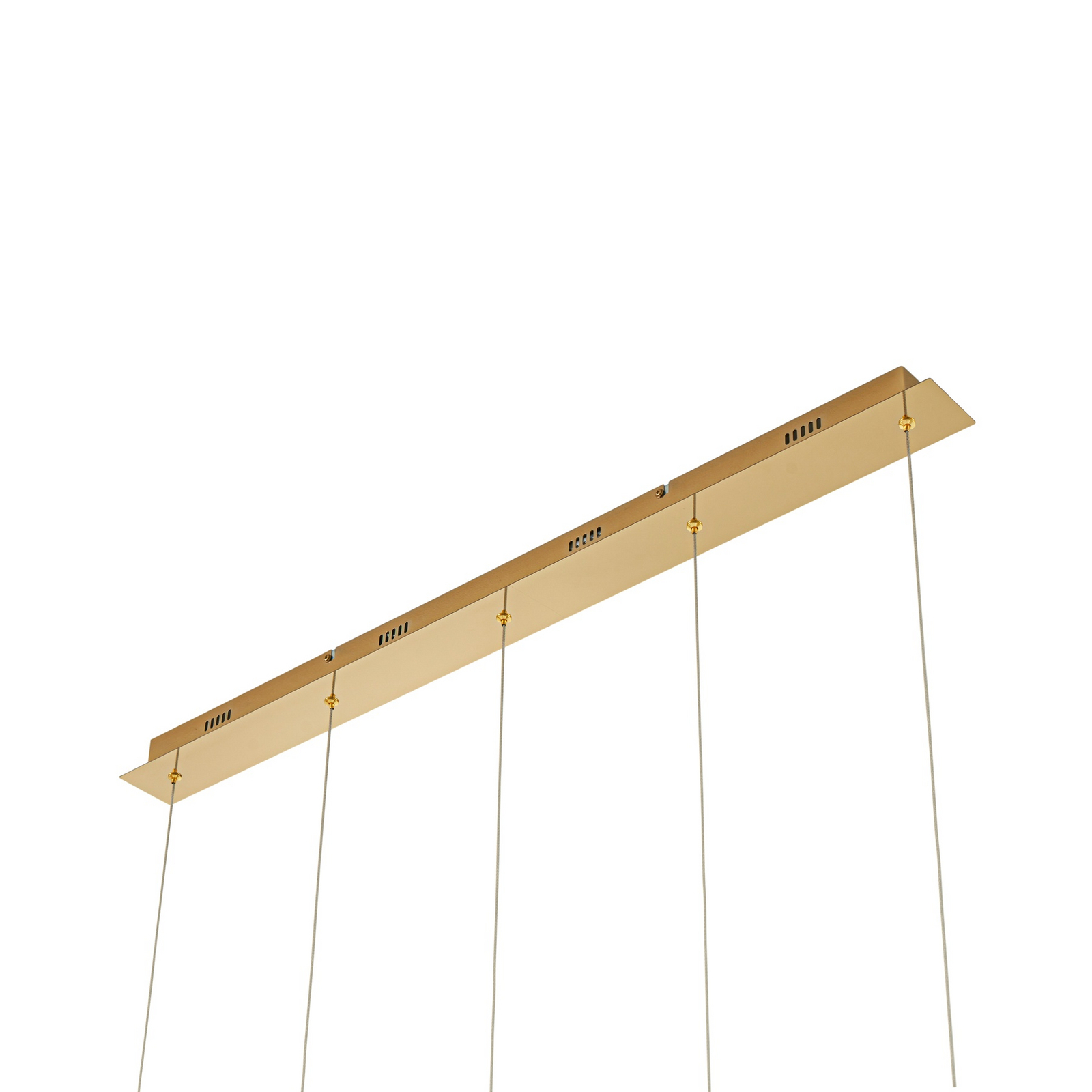 Hayley 5 Line Pendelleuchte Clear/Gold - Lucande