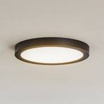 Paulmann Abia -LED-paneeli Ø30cm 2700K mattamusta