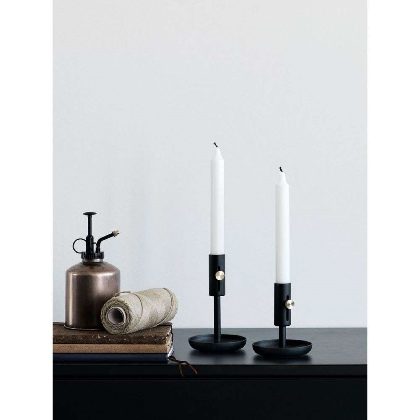 Granny Candle Holder High Black - Northern