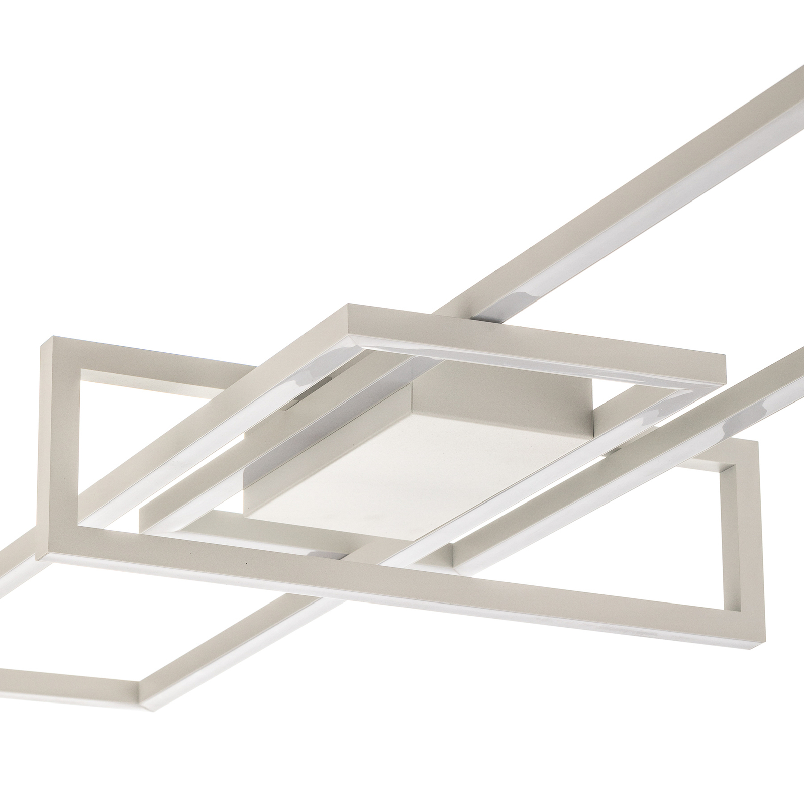 Lindby Daruba LED ceiling light, matt white